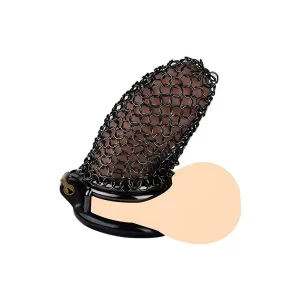 90mm Metal Mesh Chastity Cage